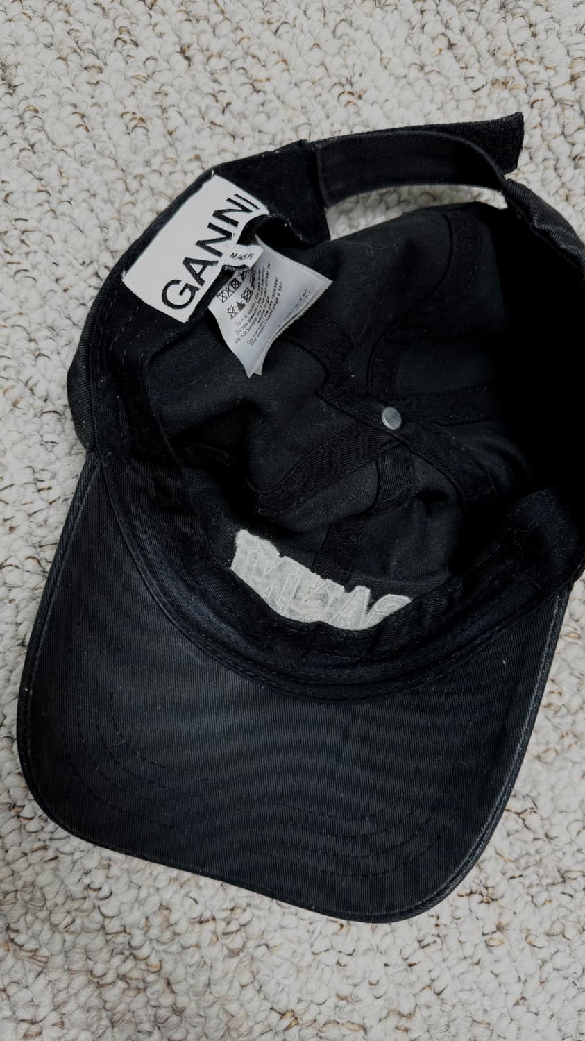 GANNI 볼캡 블랙/브라운 일괄 상품이미지9