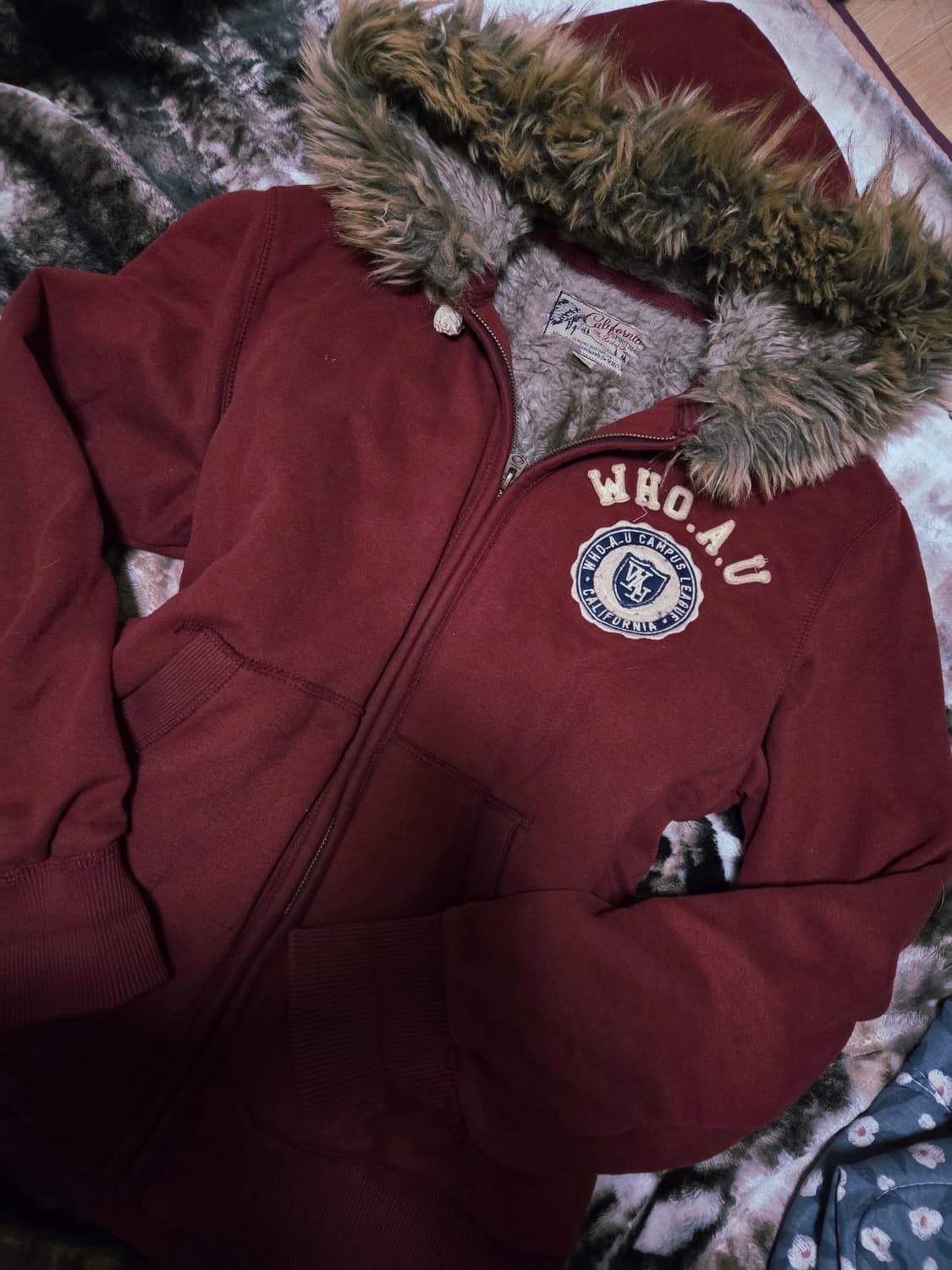 후아유 버건디 울프죠 XL 상품이미지1