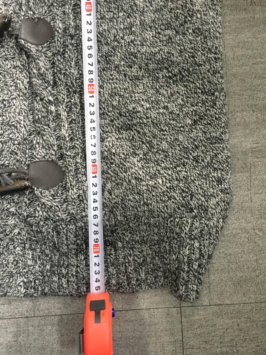 일본빈티지 Bcfactory 올드스쿨아메카지 혁오풍 더플코트니트가디건 상품이미지5