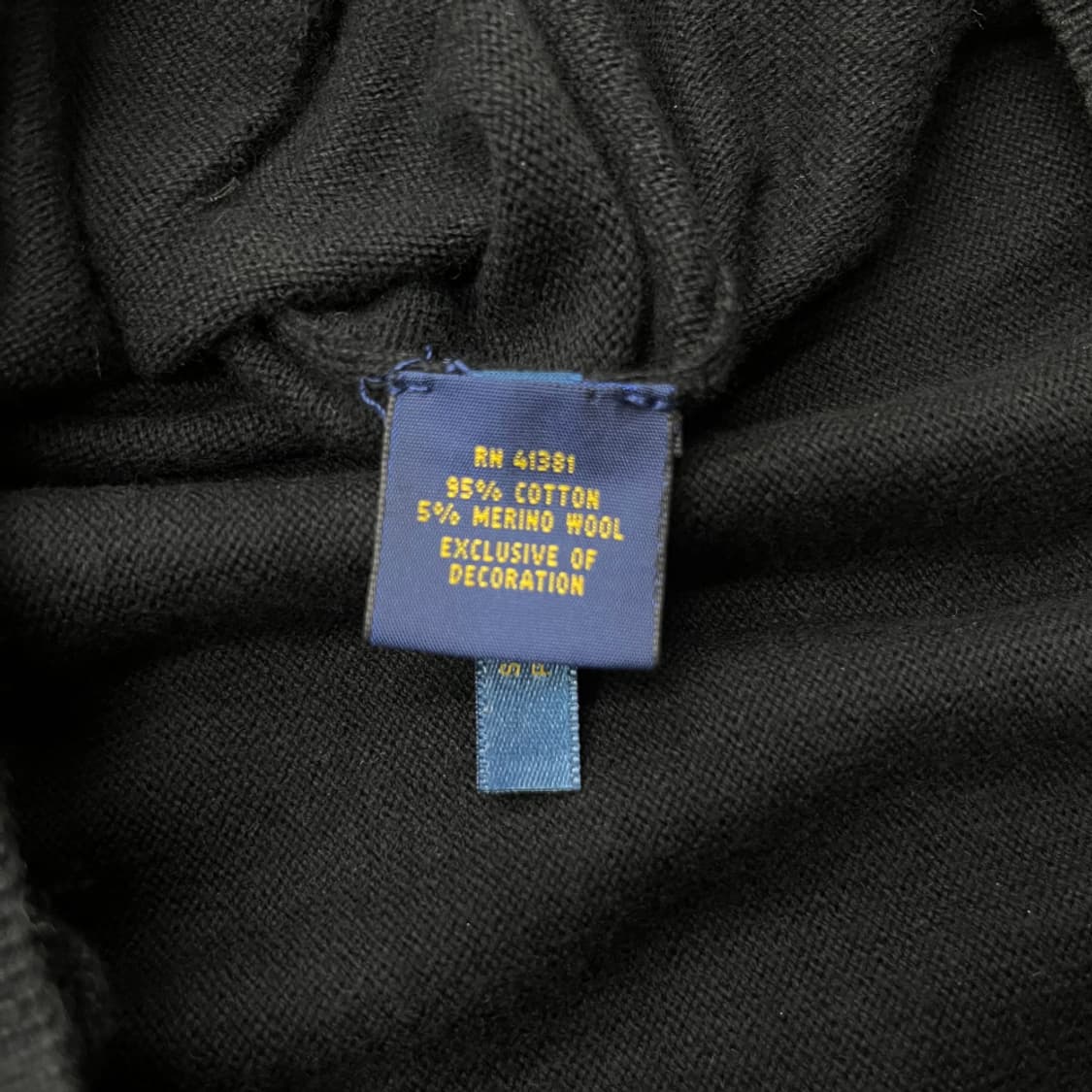 폴로 랄프로렌 퍼플포니 블랙 가디건 S 상품이미지5