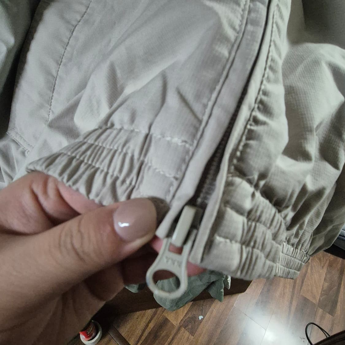 코드그라피 투웨이 바람막이 베이지 L 상품이미지3