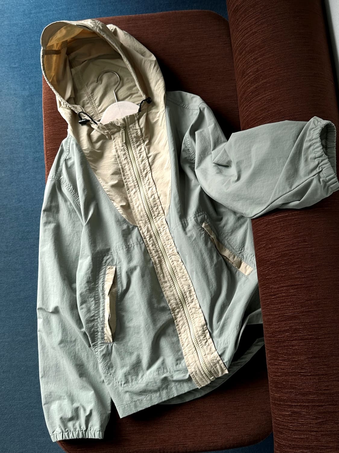 Light shell washed nylon packable parka 상품이미지1