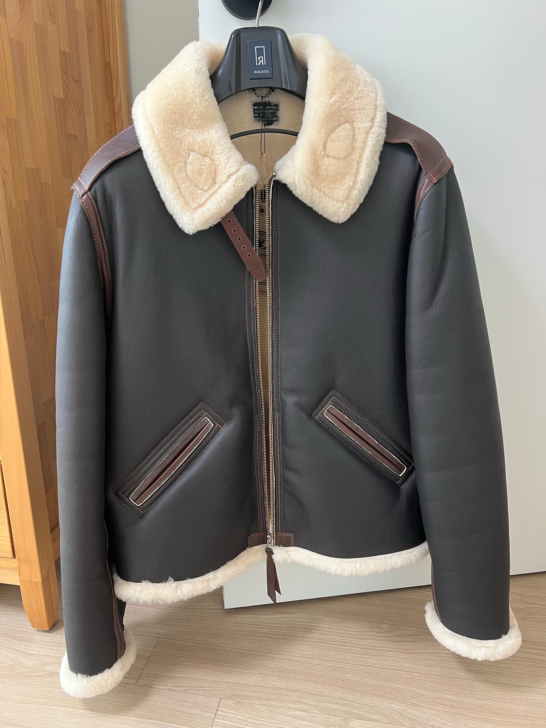 에어로레더 b-6 b6 46사이즈 새상품 상품이미지2