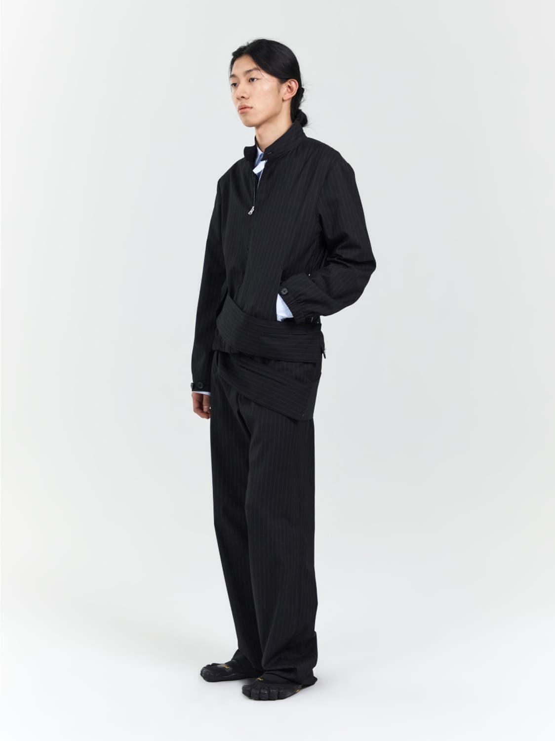 누마레 EE MENS BELTED POCKET BLOUSON BLACK 상품이미지3