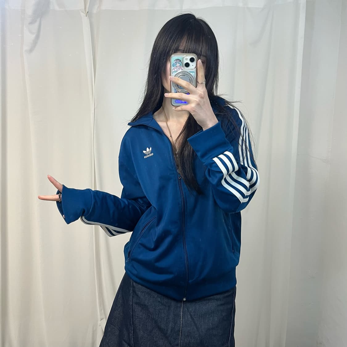 Adidas indigo blue new Firebird jersey 상품이미지2