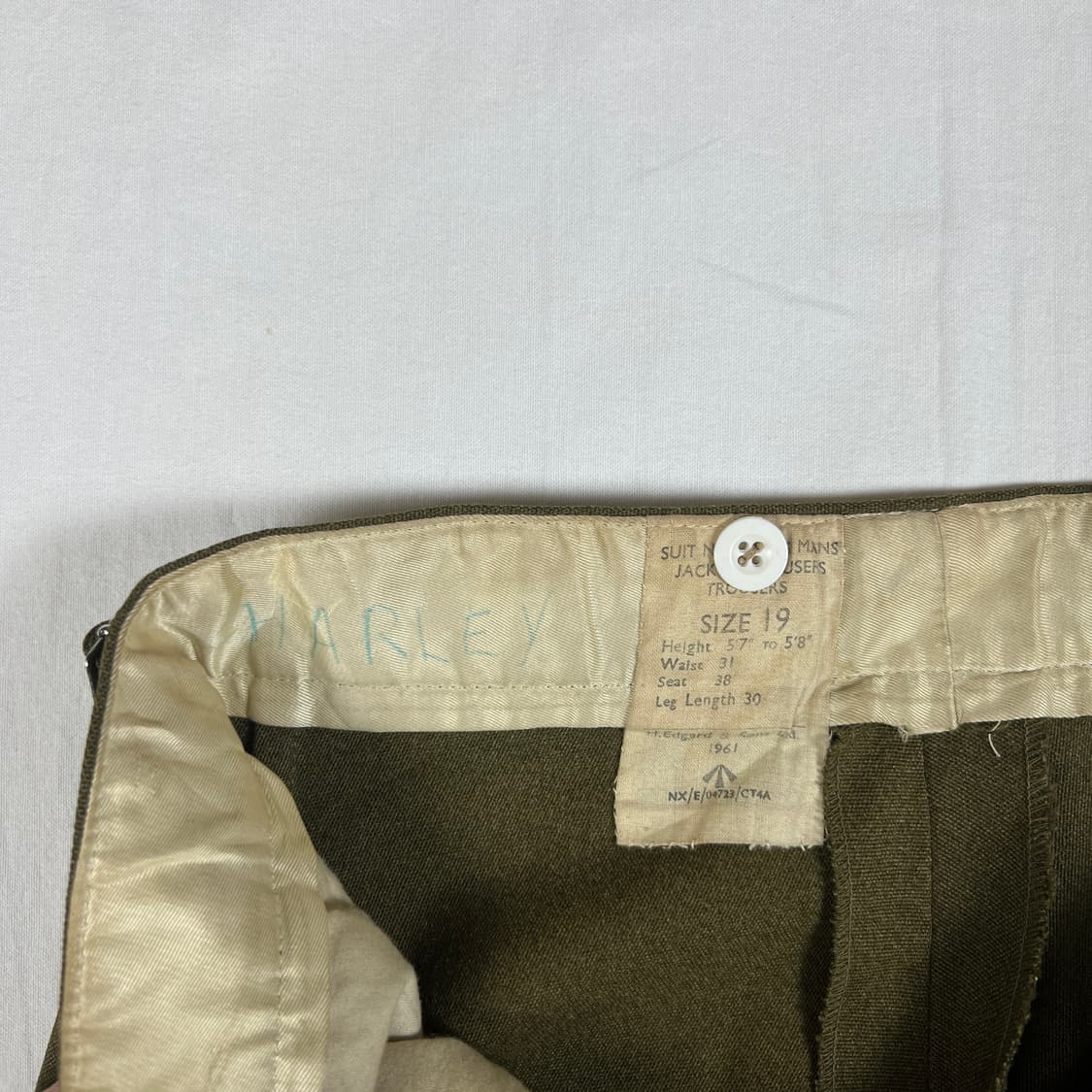 60’s british army 구루카 no.2 드레스 팬츠 바지 상품이미지9