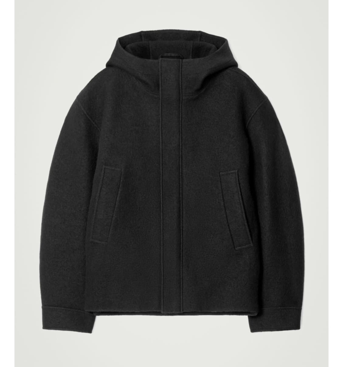 Cos 남성 후드 보일드 울 파카 재킷 상품이미지1