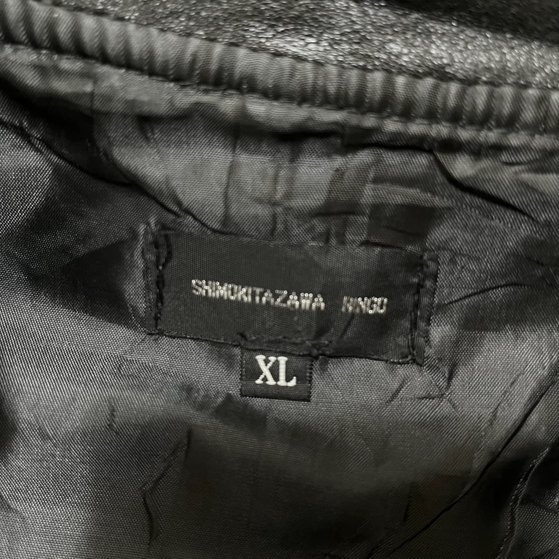 시모키타자와 링고 싱글 라이더 레더 가죽자켓 XL/105  상품이미지5