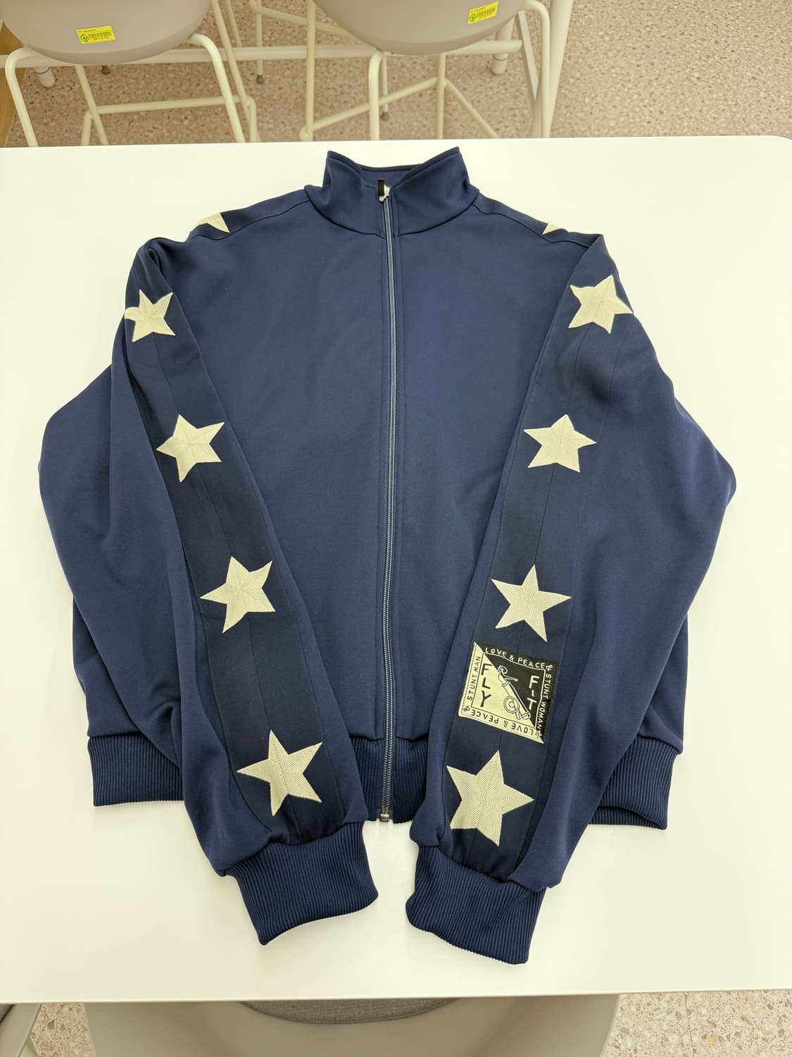 캐피탈 스무스 저지 스턴트맨 & 우먼 트랙 자켓 네이비 4 상품이미지1