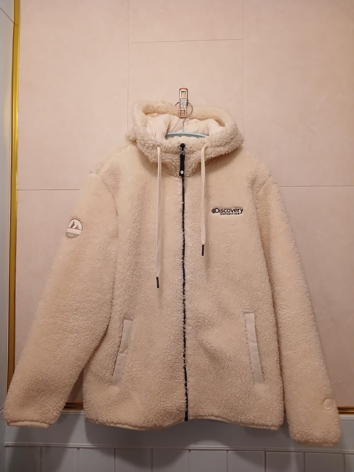 디스커버리 정품 여성 후드뽀글이 95 ~ 100 사이즈 상품이미지1