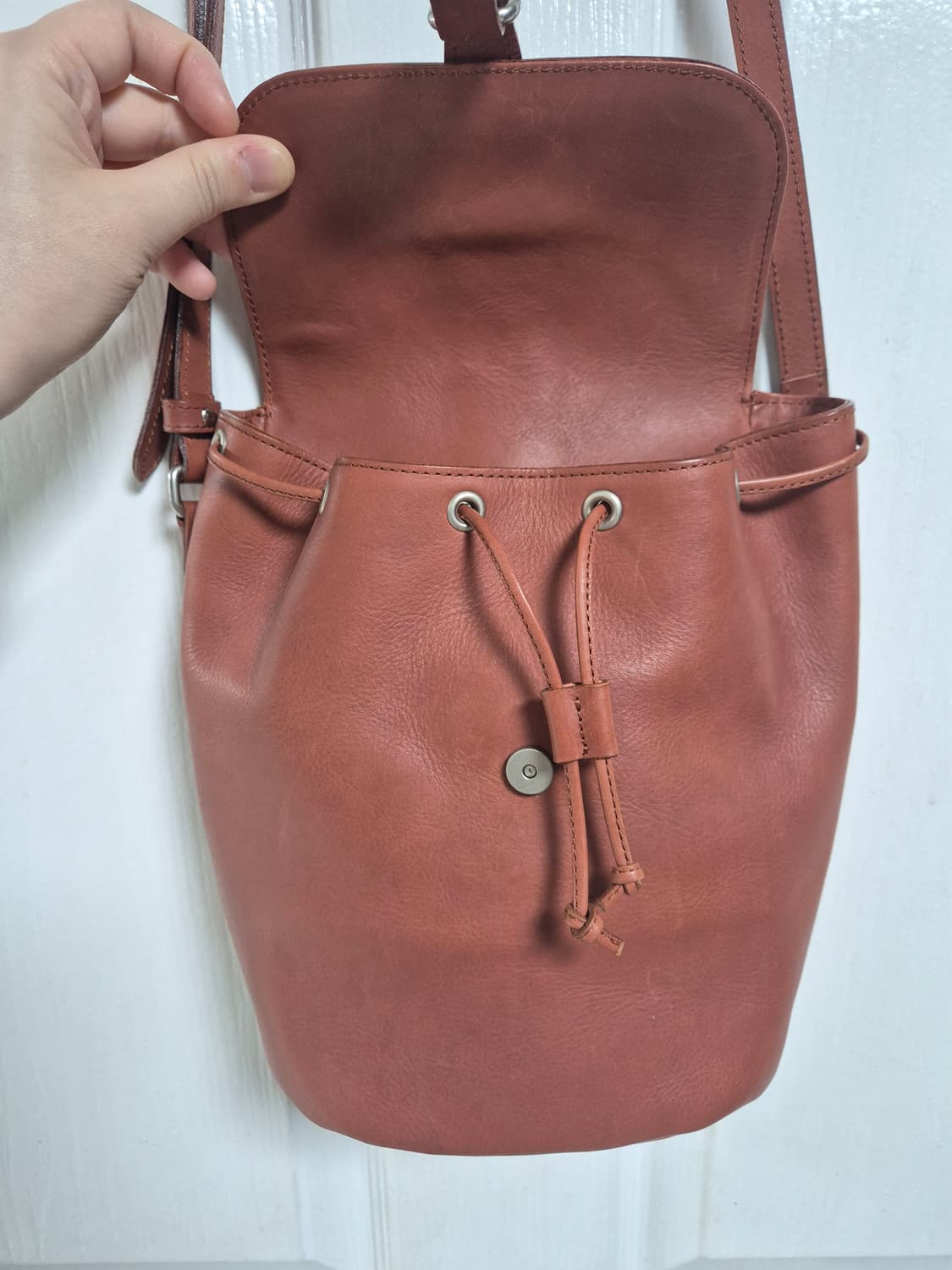 MARGARET HOWELL - Leather Shoulder Bag S 상품이미지4