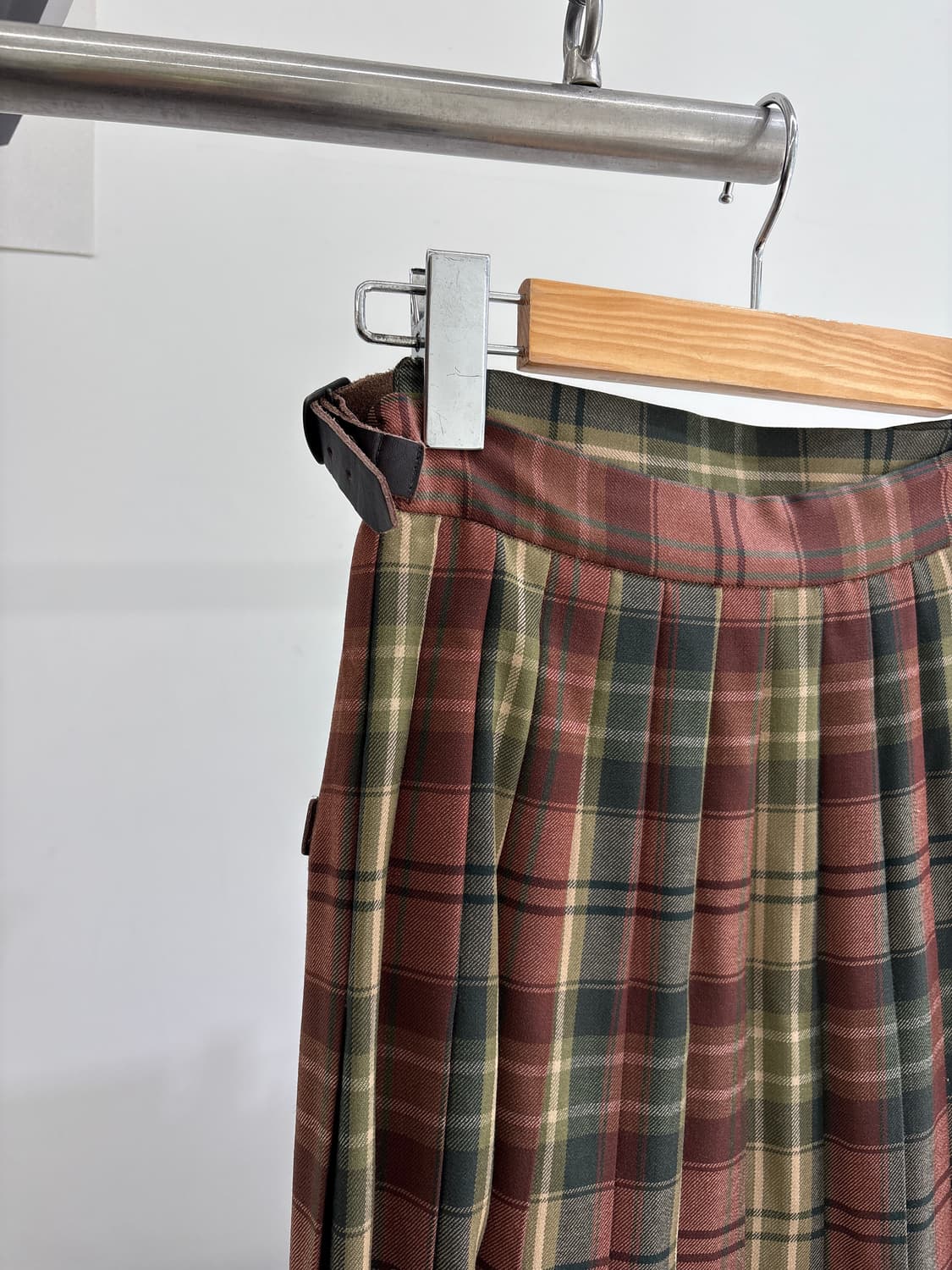 LAURA ASHLEY (Made in Japan) 체크스커트 상품이미지3