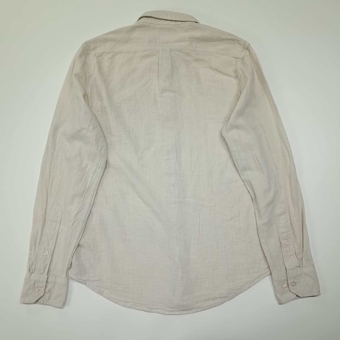 CL772 M 리 코튼린넨 레귤러핏 슬러브 에크루 셔츠 남방 상품이미지6