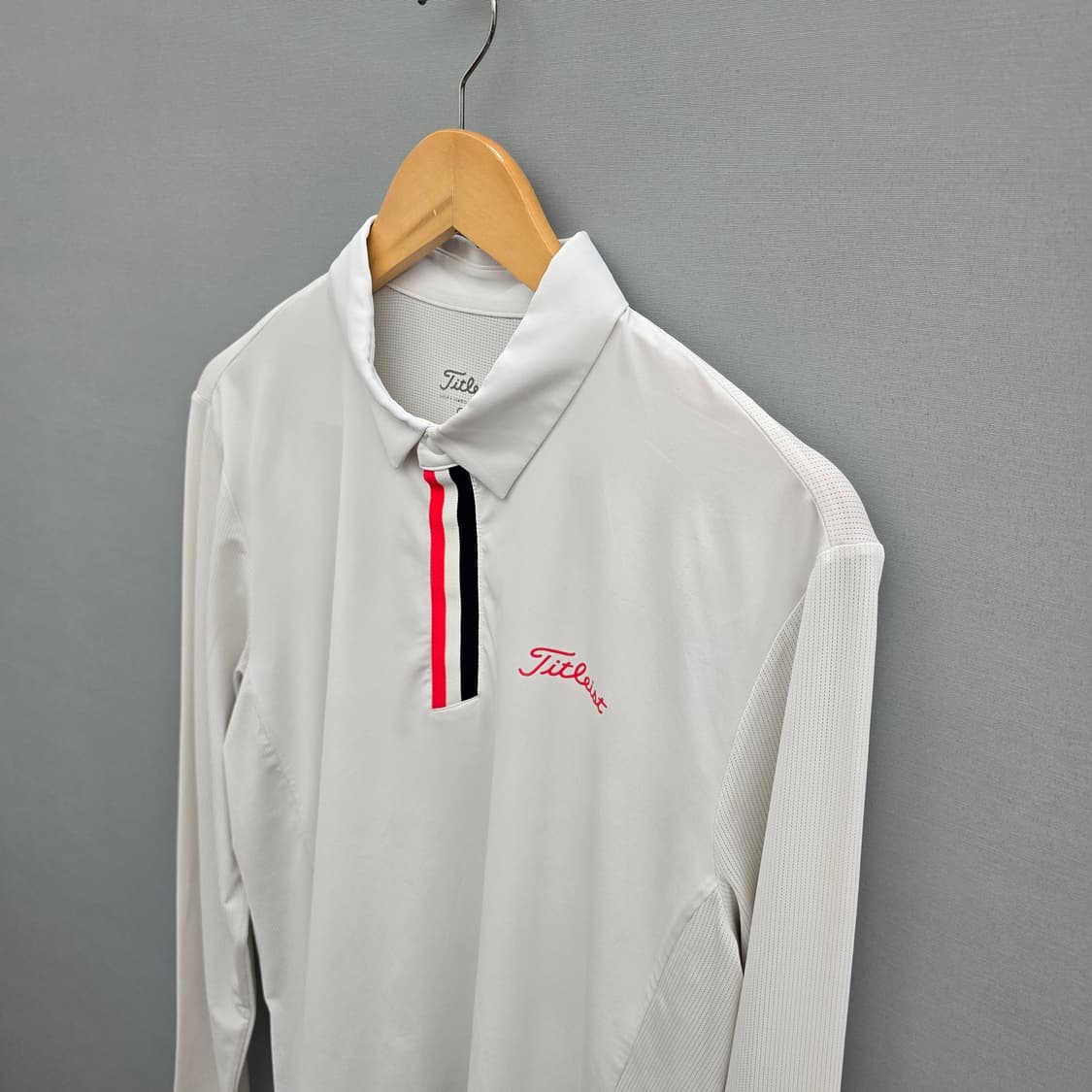 타이틀리스트 골프 긴팔 카라티 화이트 상품이미지2