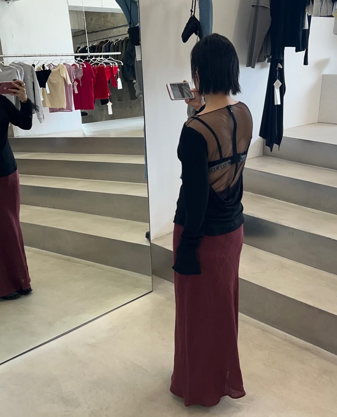 Helmut Lang back sheer panel long sleeve 상품이미지5