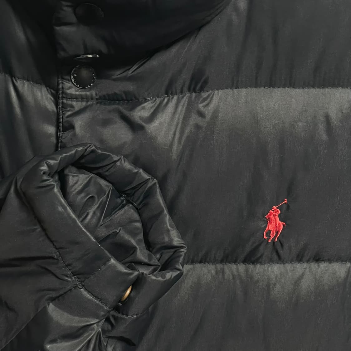 [M] 폴로 랄프로렌 블랙 푸퍼 패딩 자켓 상품이미지3