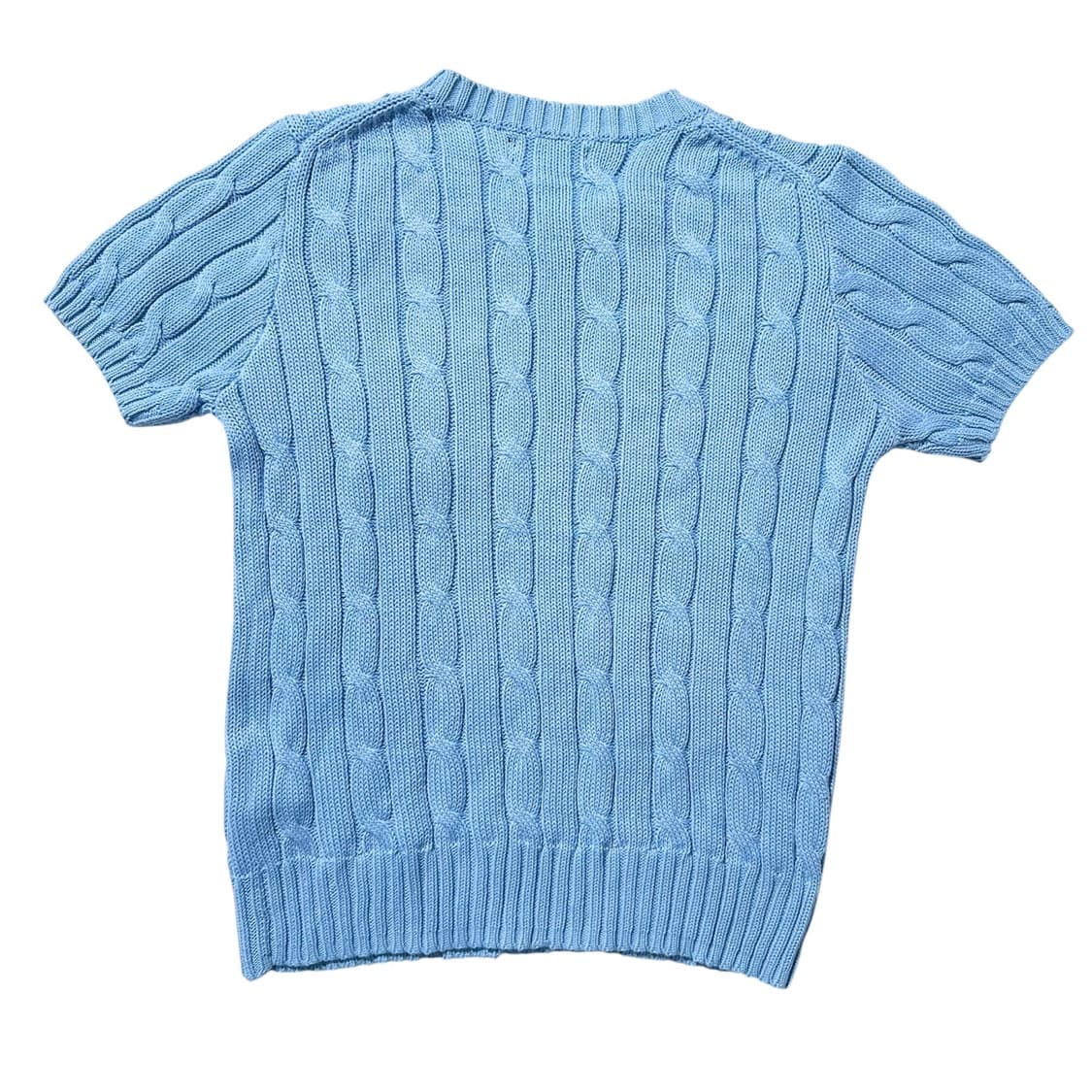 폴로 랄프로렌 케이블 라운드 반팔 니트 (신형QR) 상품이미지2