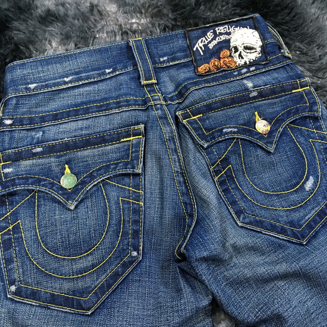 투티/0138 true religion 데미지 워싱 청바지 상품이미지2