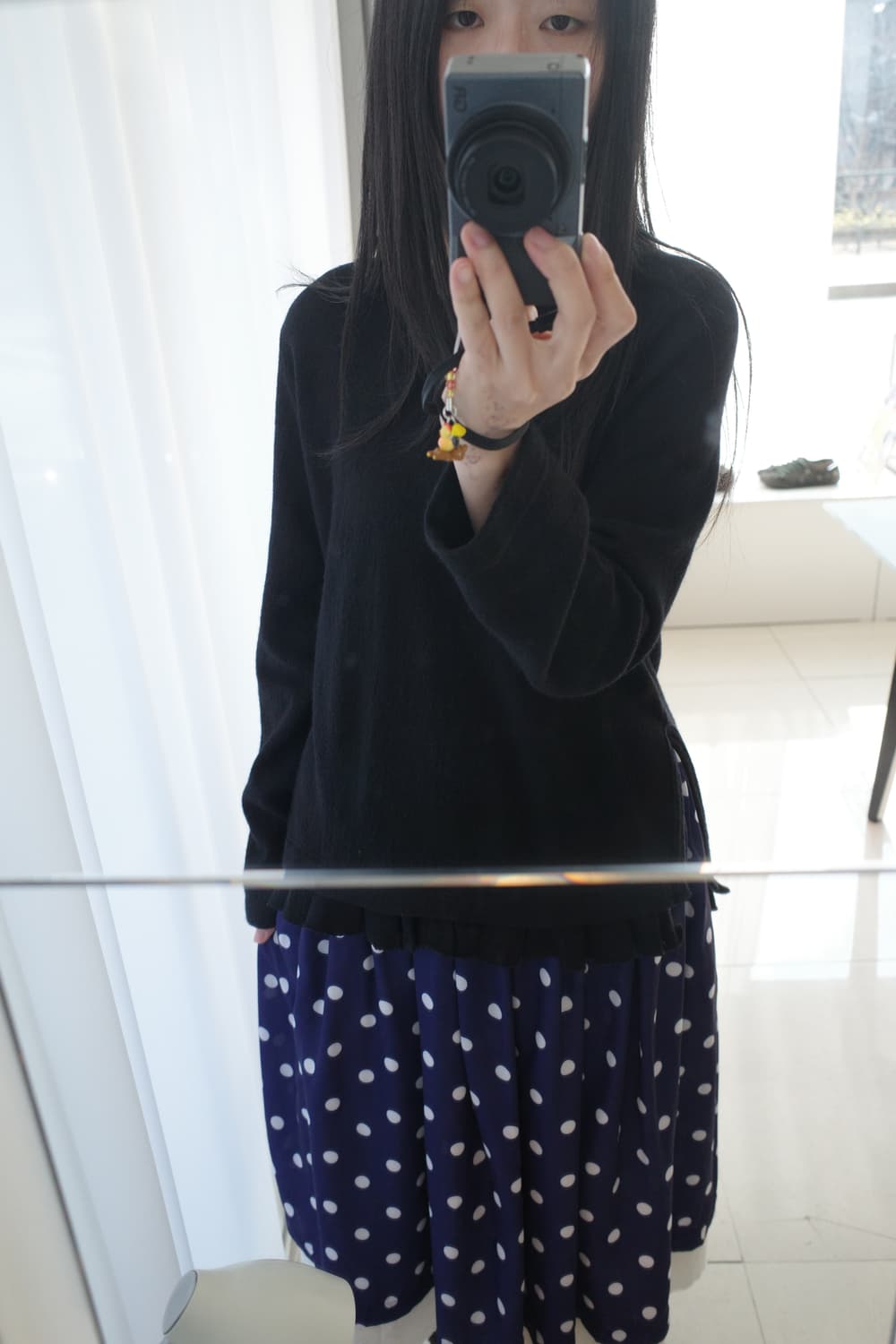 Frill slit wool top 상품이미지2