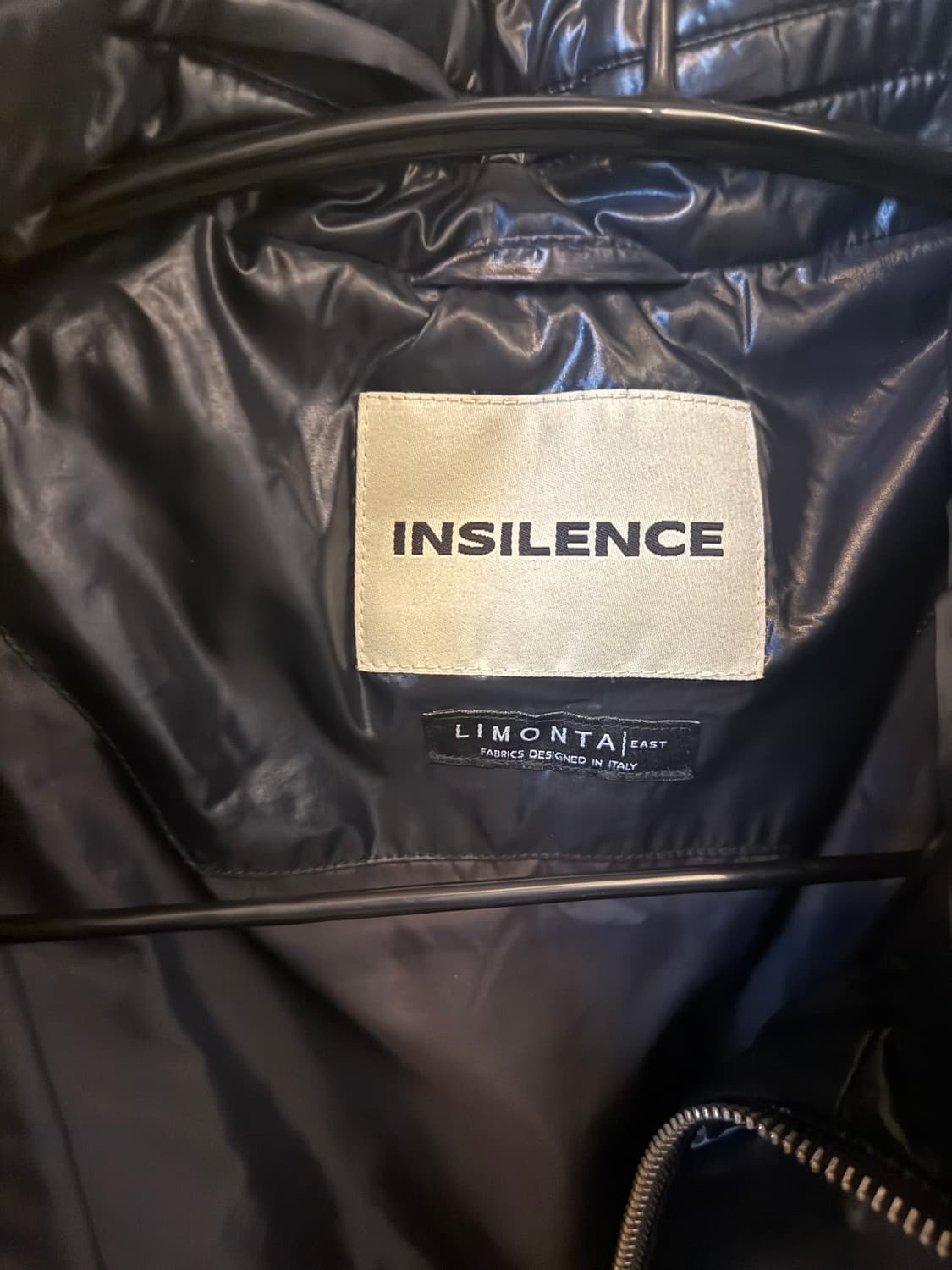 (L) :인사일런스 웨이브라인 다운 자켓 BLACK 상품이미지2