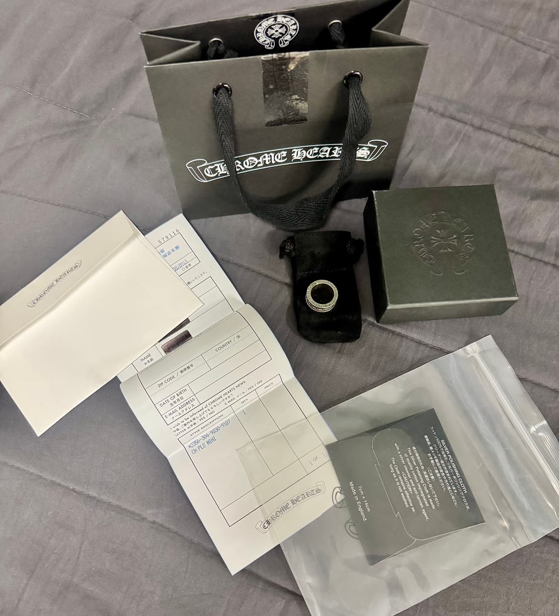 크롬하츠 미니플러스링 상품이미지1