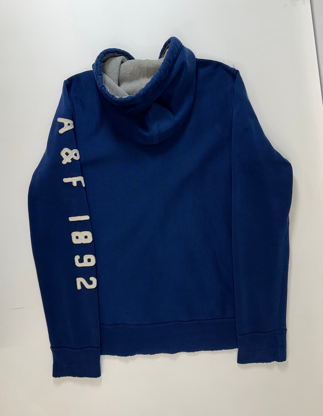 아베크롬비 순록 스펠로고 후드집업 L(블루네이비) 상품이미지3