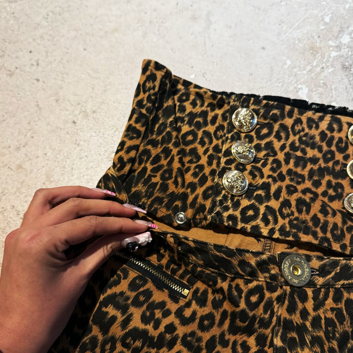 D.i.a. 아게하 더블버튼 숏츠 상품이미지5