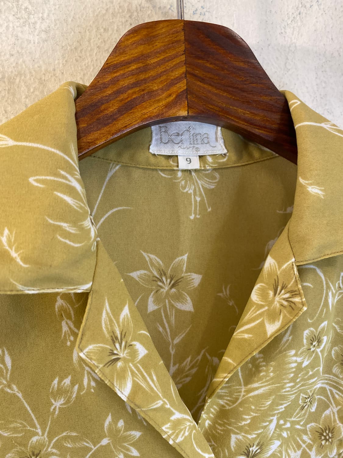 Japan vintage 플라워패턴 블라우스 상품이미지3