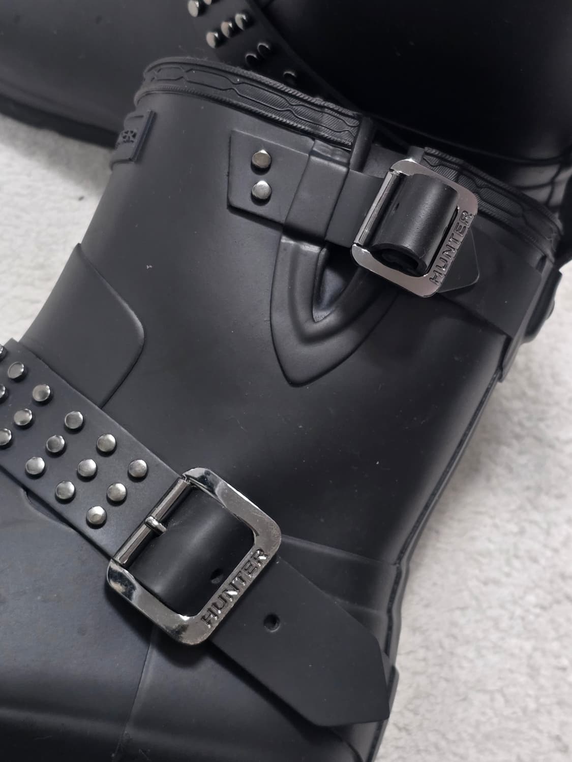Hunter 헌터 리파인드 스터드 바이커 여성 레인부츠 상품이미지5