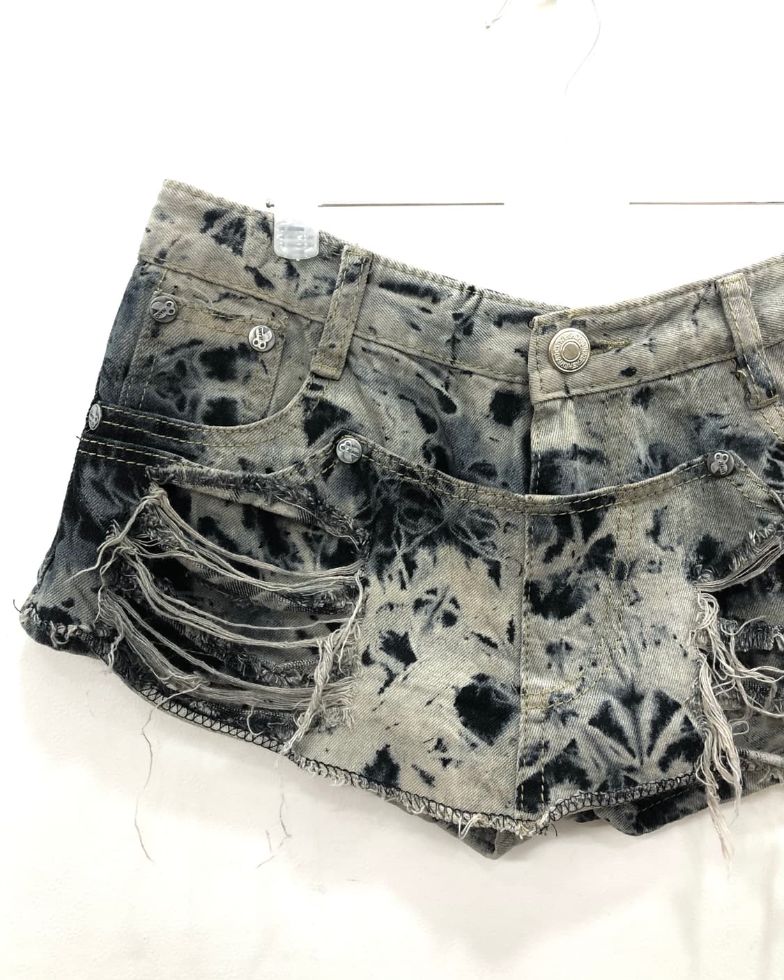 heavy destroyed washed shorts 상품이미지7