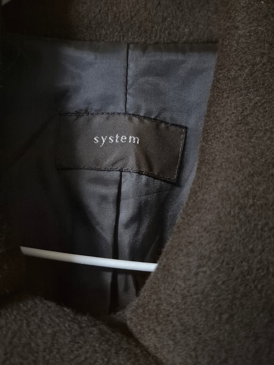 시스템 브라운 코트 상품이미지3