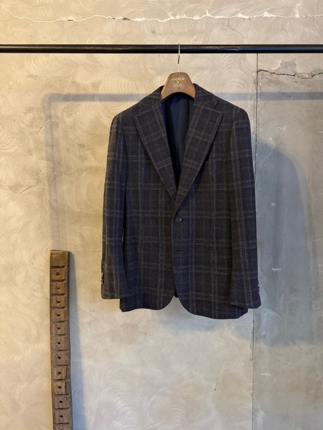 란스미어 플란넬 자켓 슬림100 상품이미지2