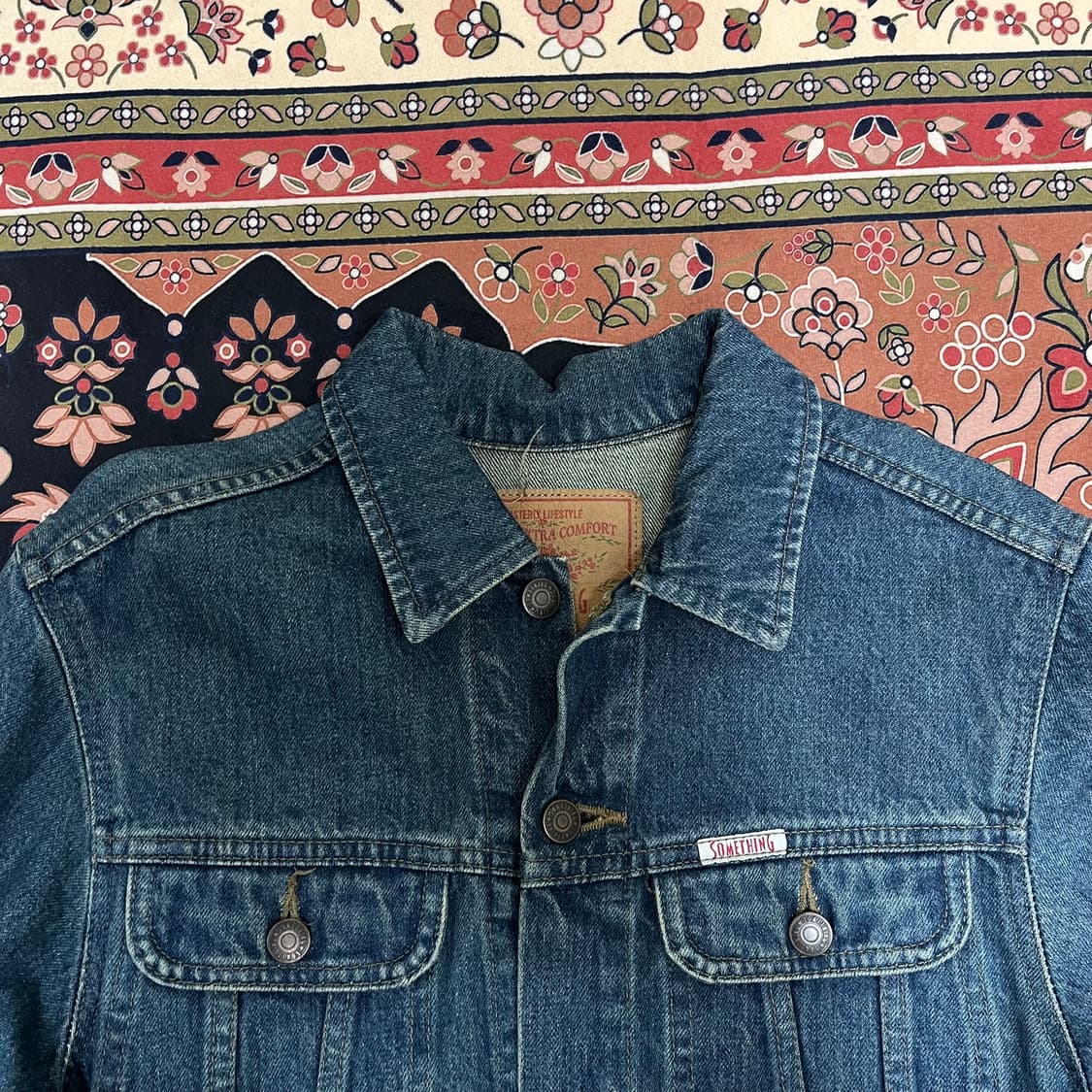 SOMETHING 포켓 데님 자켓 79-87-150/160 상품이미지2