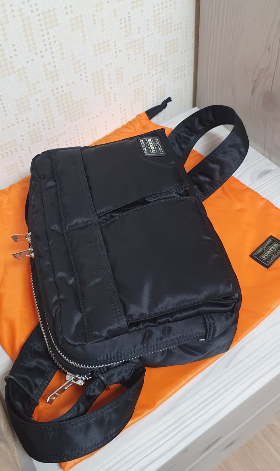 포터 올 뉴 탱커 슬링백 집 블랙 숄더백 판매 상품이미지9