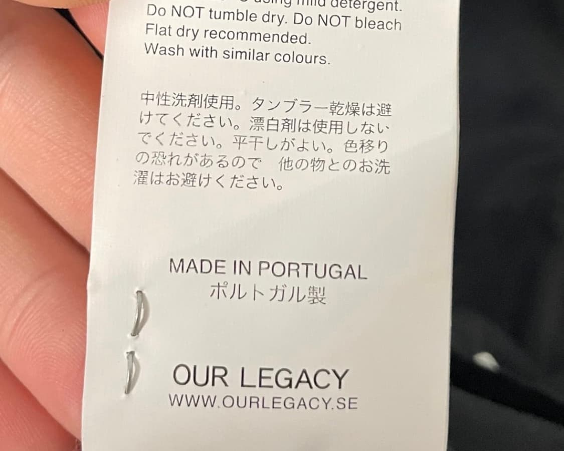 아워레가시 블랙 포켓 셔츠 상품이미지5