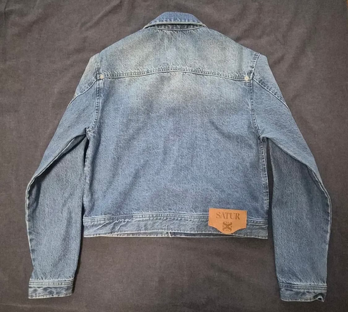 SATUR(세터) 가봉 워시드 데님 트러커 자켓 상품이미지2