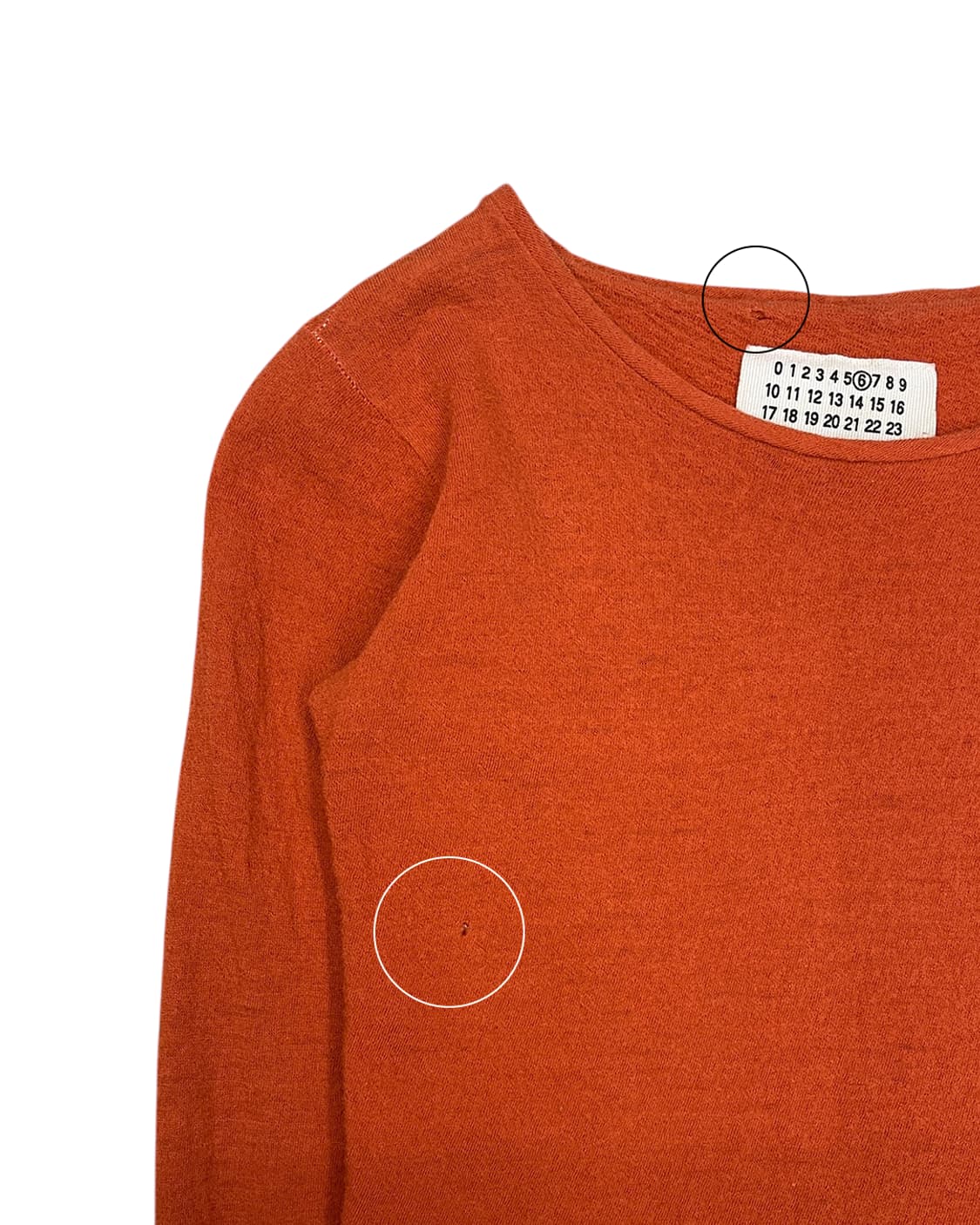 마틴 마르지엘라 by 미스 디애나 90s No.6 라나울 크롭 롱슬리브 상품이미지6