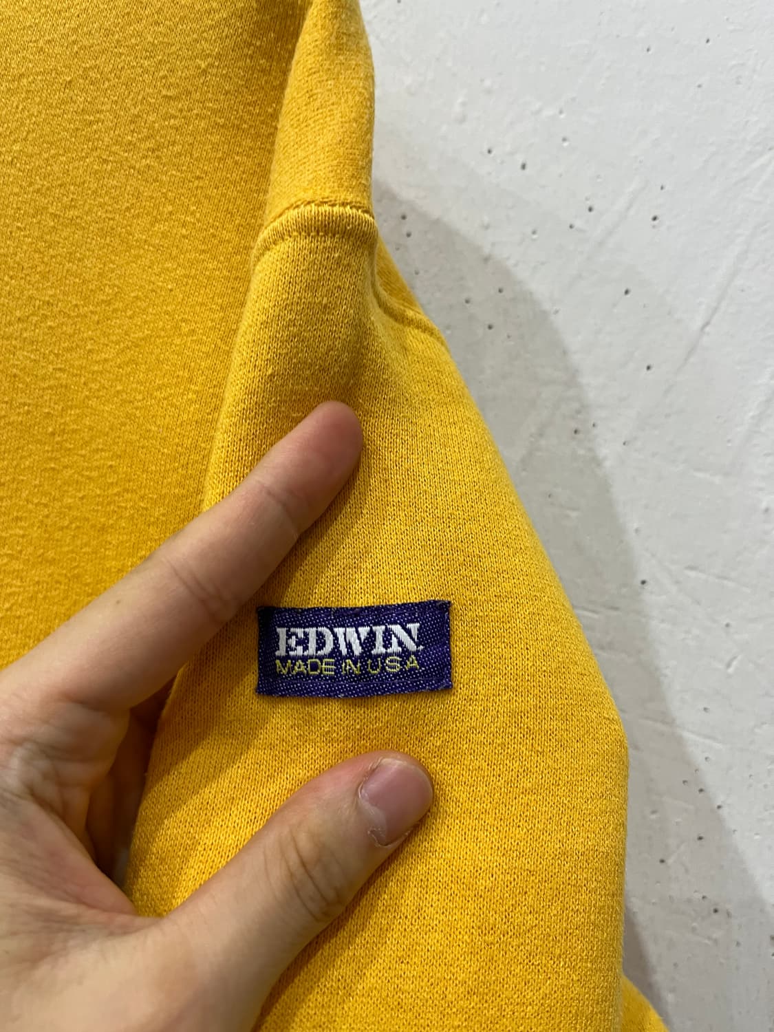 90s EDWIN 에드윈 프레피 맨투맨 스웻셔츠 Made in USA 상품이미지2