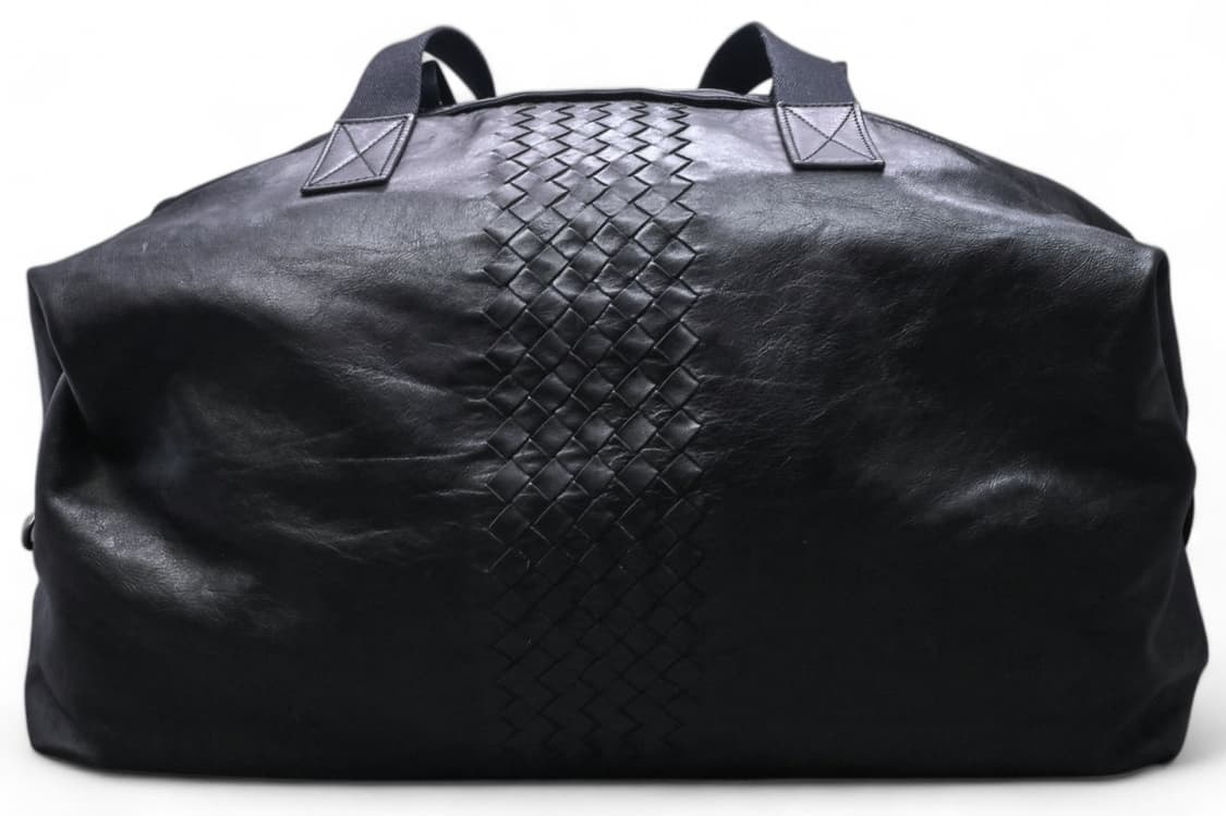보테가베네타 인트레치아토 가죽 보스톤백 블랙 상품이미지3