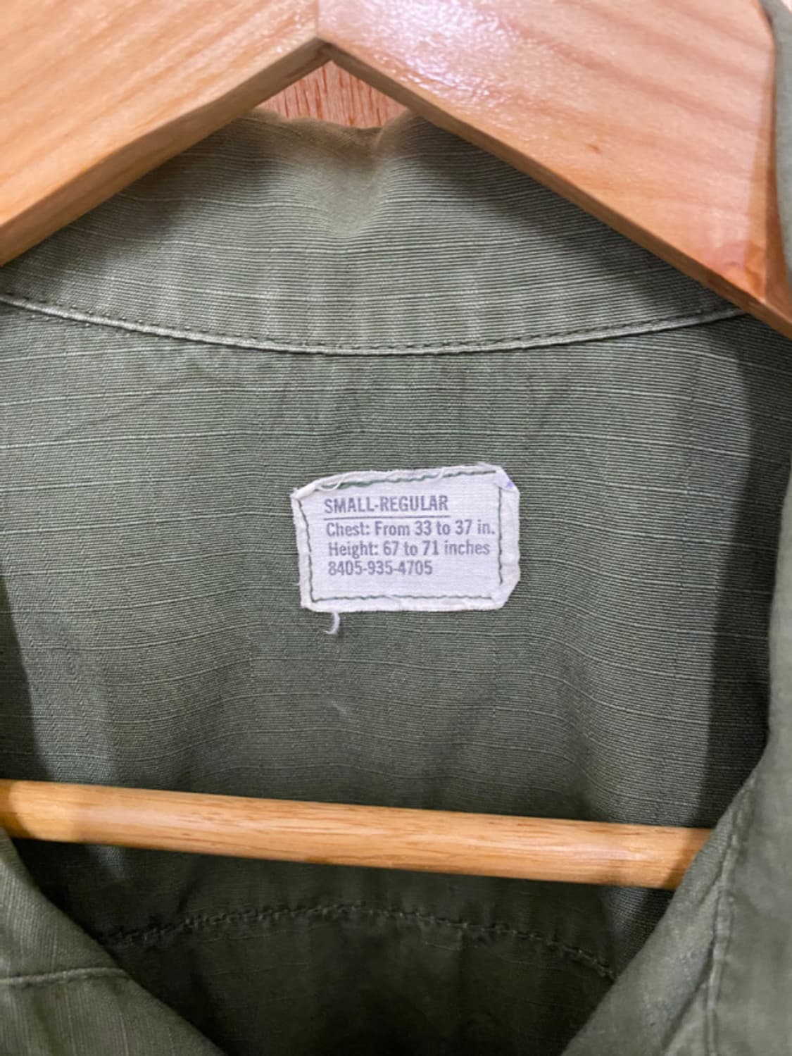 60's U.S Army jungle fatigue jacket 퍼티그 상품이미지8