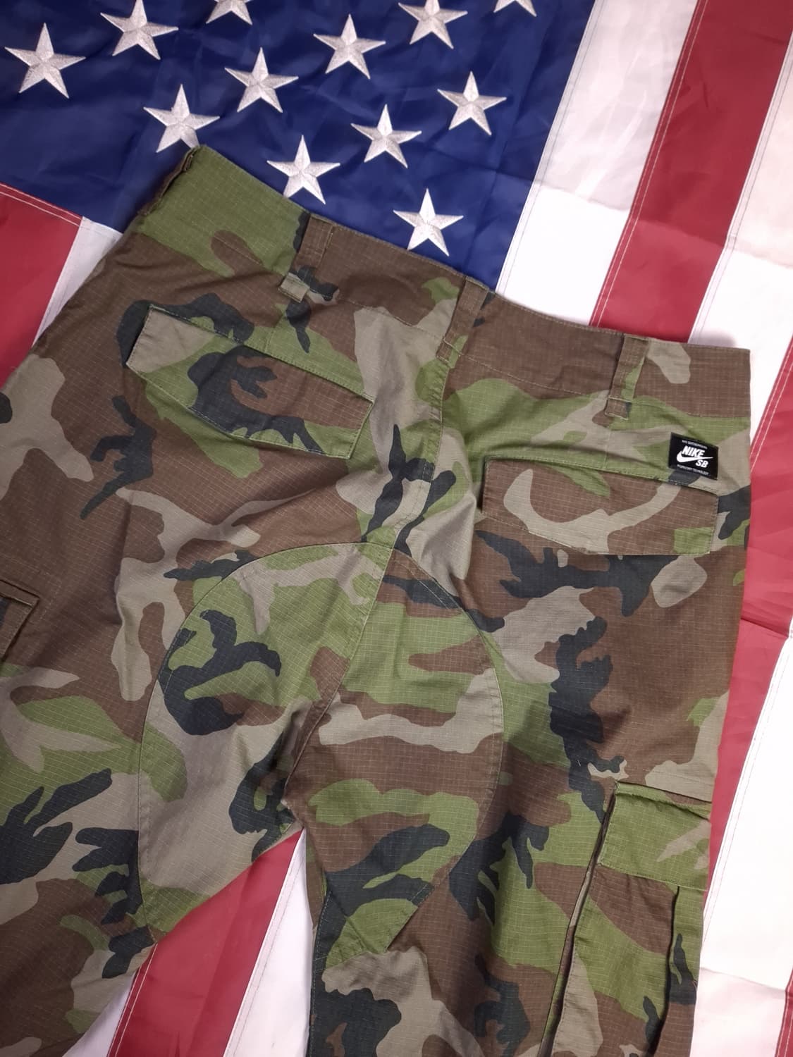 특A 오리지날 나이키 SB 카모패턴 립스탑 카고바지 상품이미지6