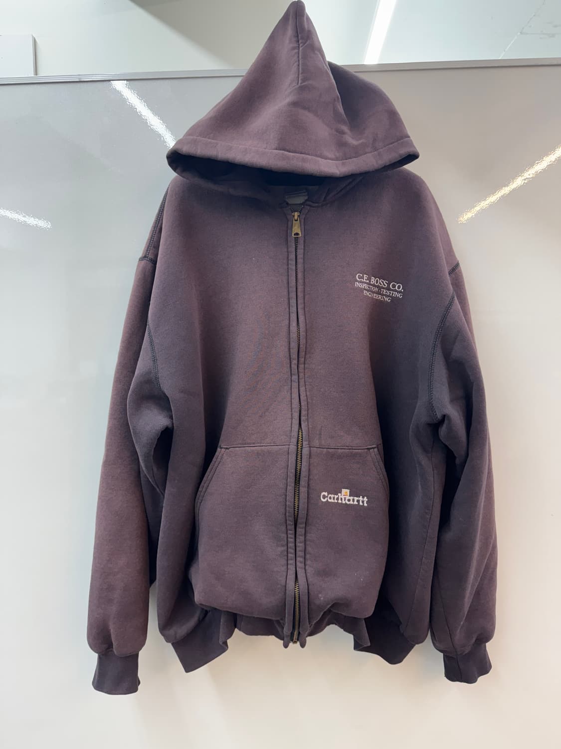 빈티지 칼하트 써멀 후드집업 상품이미지1