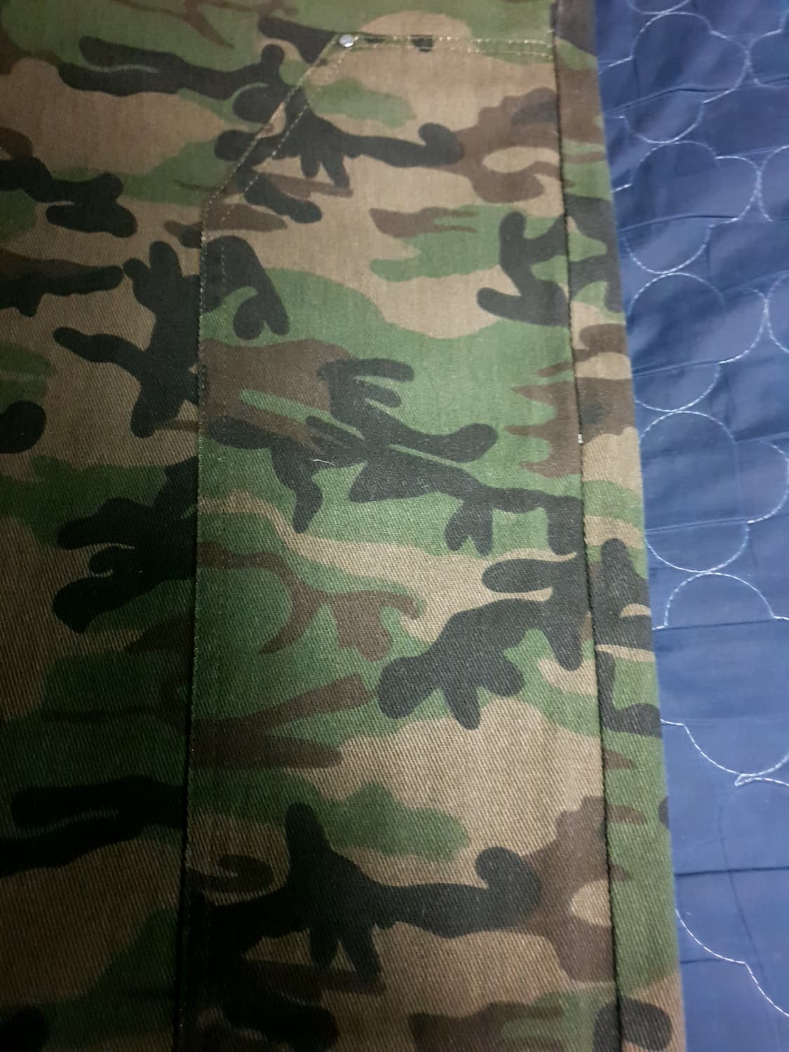 (보세) 밀리터리 카모 더블니 카펜터 팬츠 카키 (33) 상품이미지2