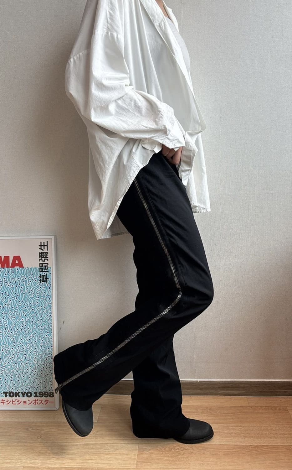 Side Zipper Trouser by F•G 상품이미지2