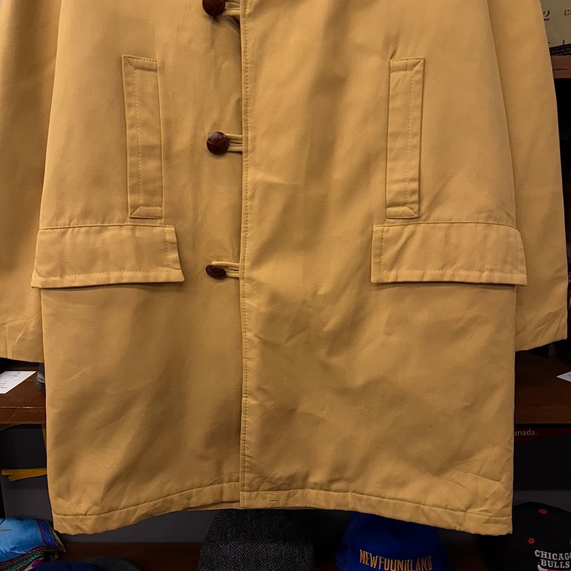 90s McGregor 맥그리거 스웨터 카라 스포츠 헌팅 코트  상품이미지4