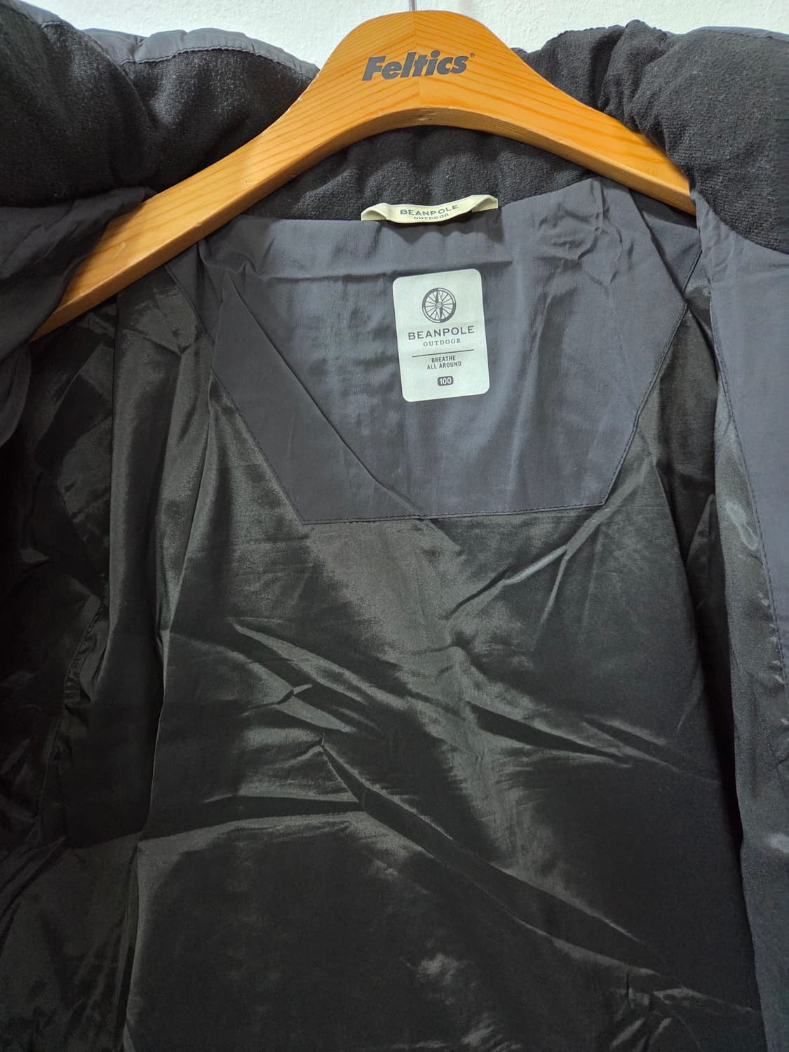 빈폴 스포츠 아웃도어 블랙 다운 패딩 점퍼 100 상품이미지6