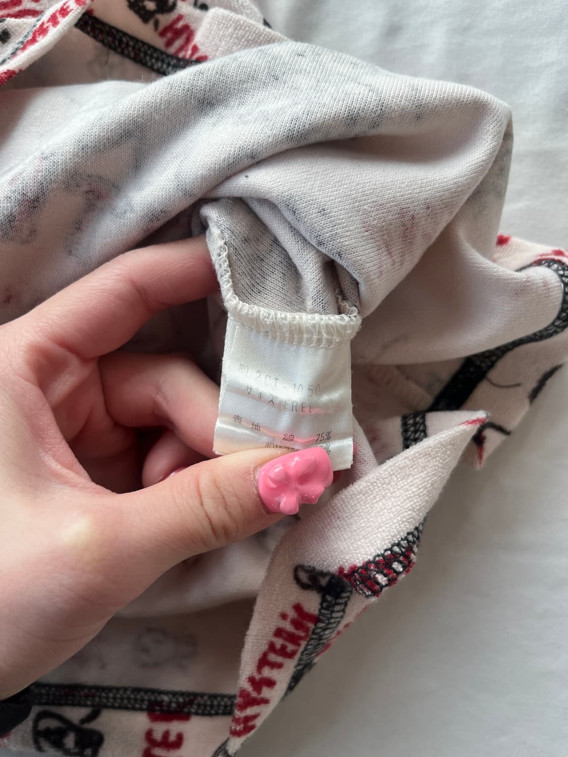 히스테릭 글래머 90s 아카이브 올오버 그래픽 테리 반팔 티셔츠 상품이미지5