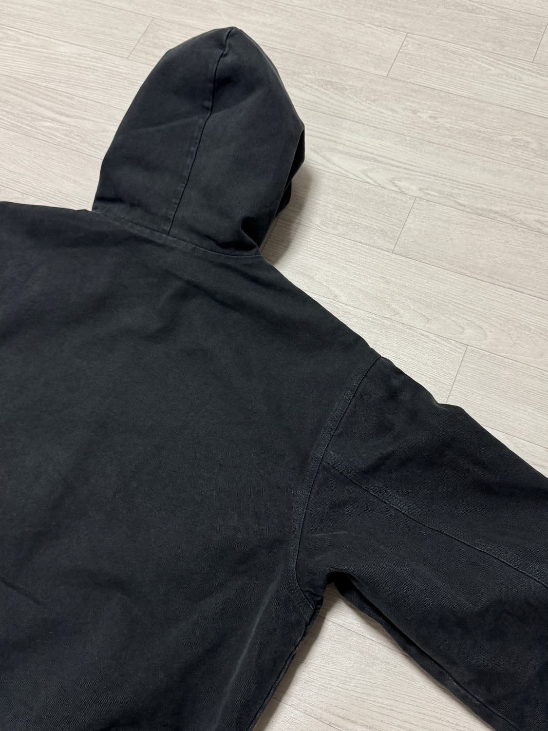 디스이즈네버댓 오버다이드 후디드 재킷 블랙 S 상품이미지8