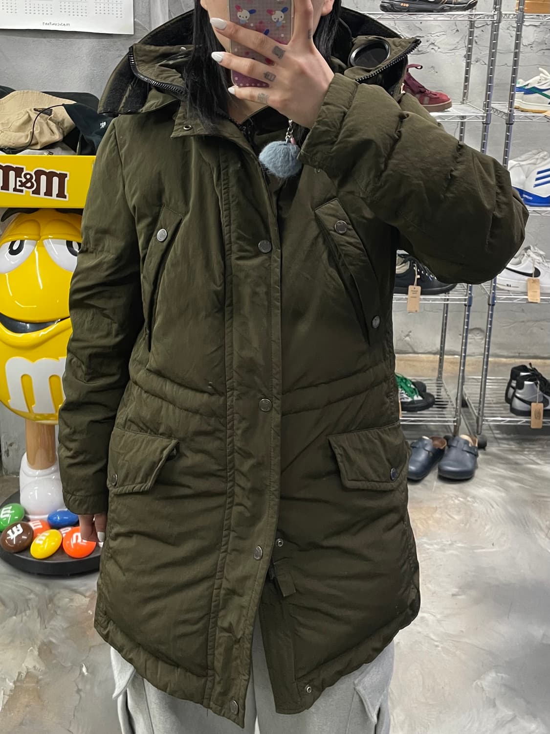 씨피컴퍼니 2way 고글 다운 패딩 상품이미지9