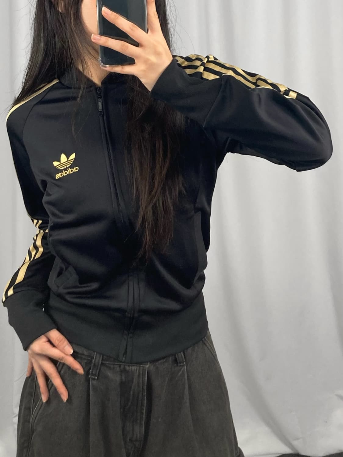 아디다스 블랙 골드 져지 상품이미지2